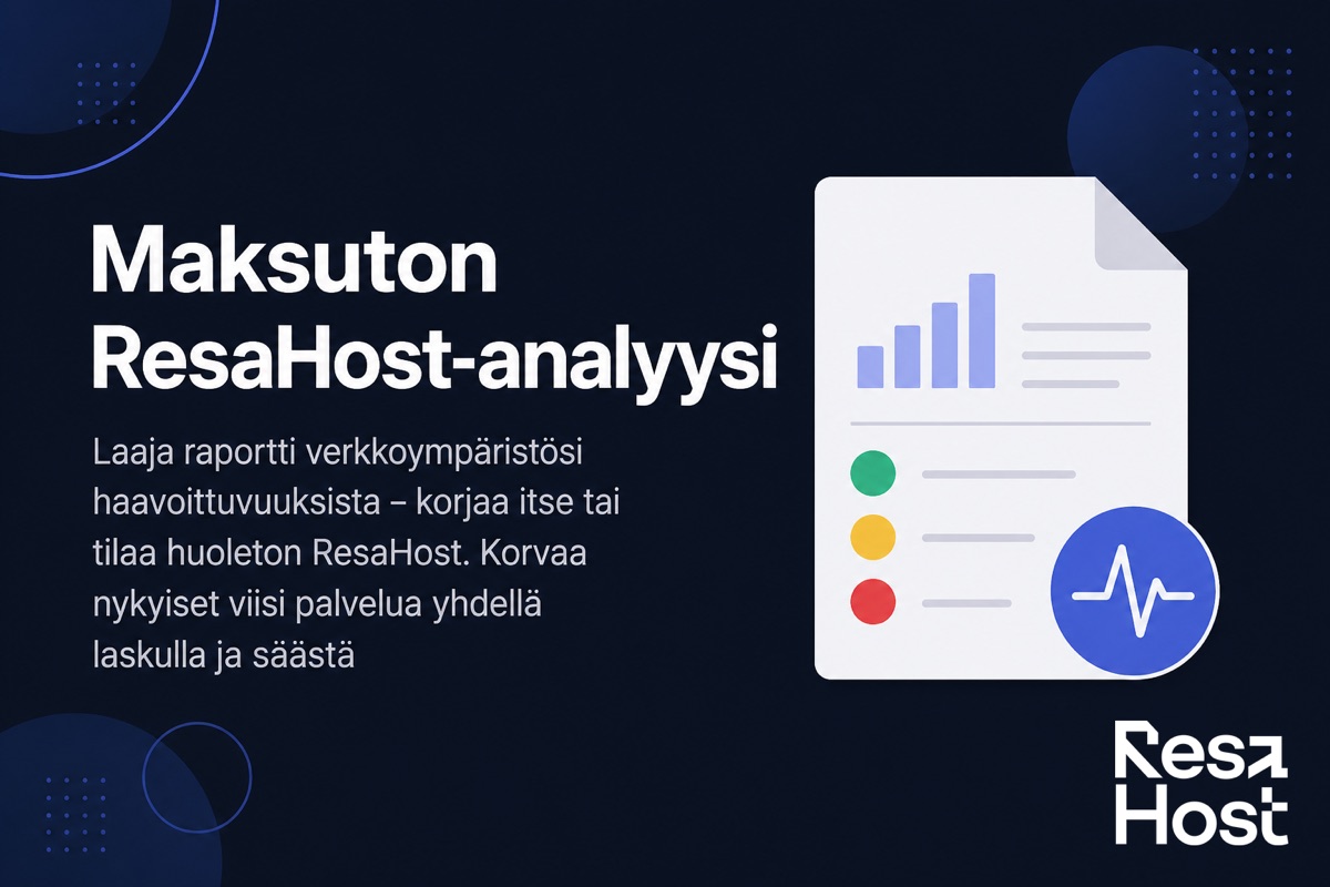 Ilmainen ResaHost-analyysi — mitä se näyttää ja kenelle